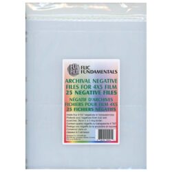 FlicFilm Archival negative files for 4x5 film - 25 sheets